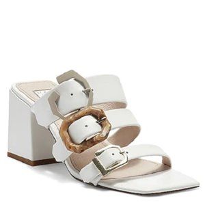 $108 *NEW* (8.5 & 9.5) Louise et Cie Optic White Buckle Sandal